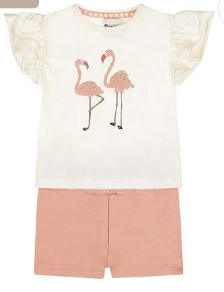 Co-ord Set Flamingo Meisjes, Size: 56