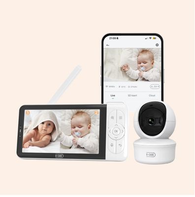 Moon Wifi Connected | Babyfoon 5 inch met wifi