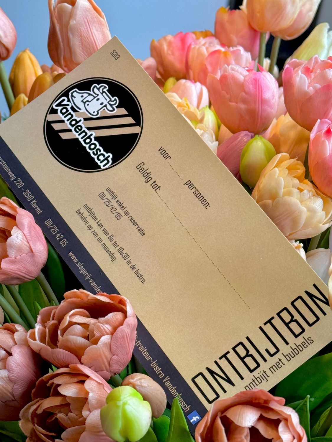 Cadeaubon ontbijt + bubbels