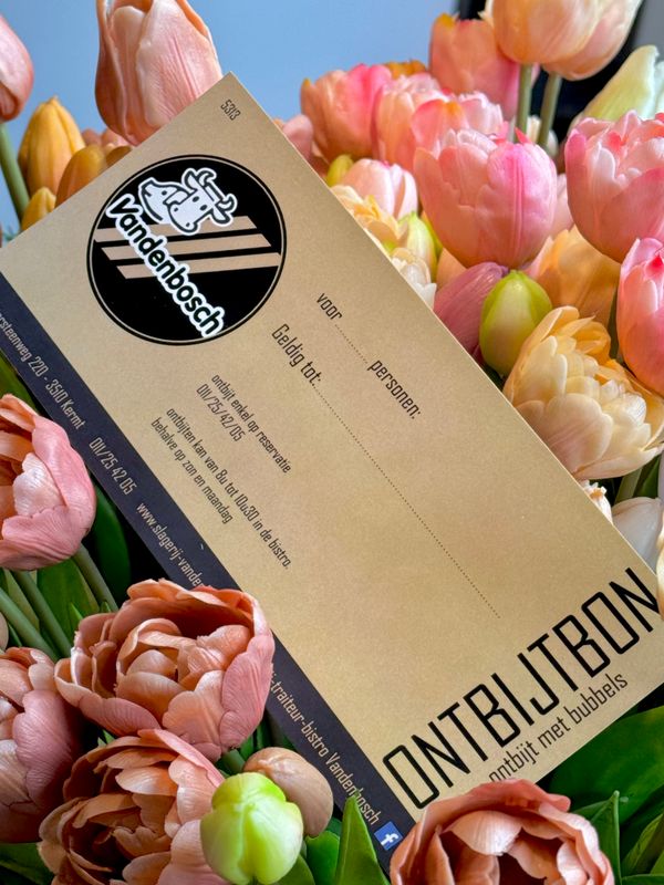 Cadeaubon ontbijt + bubbels