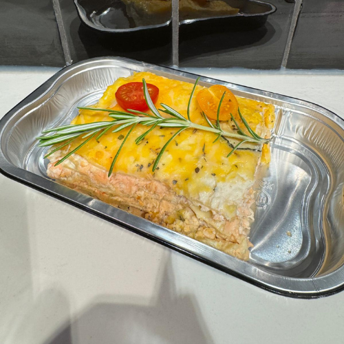 Lasagna zalm en spinazie