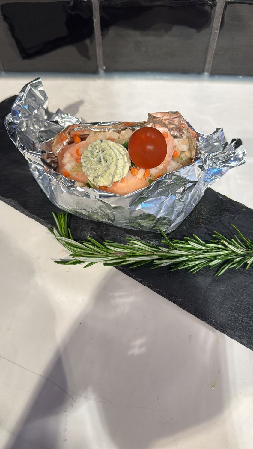 Zalm papillot
