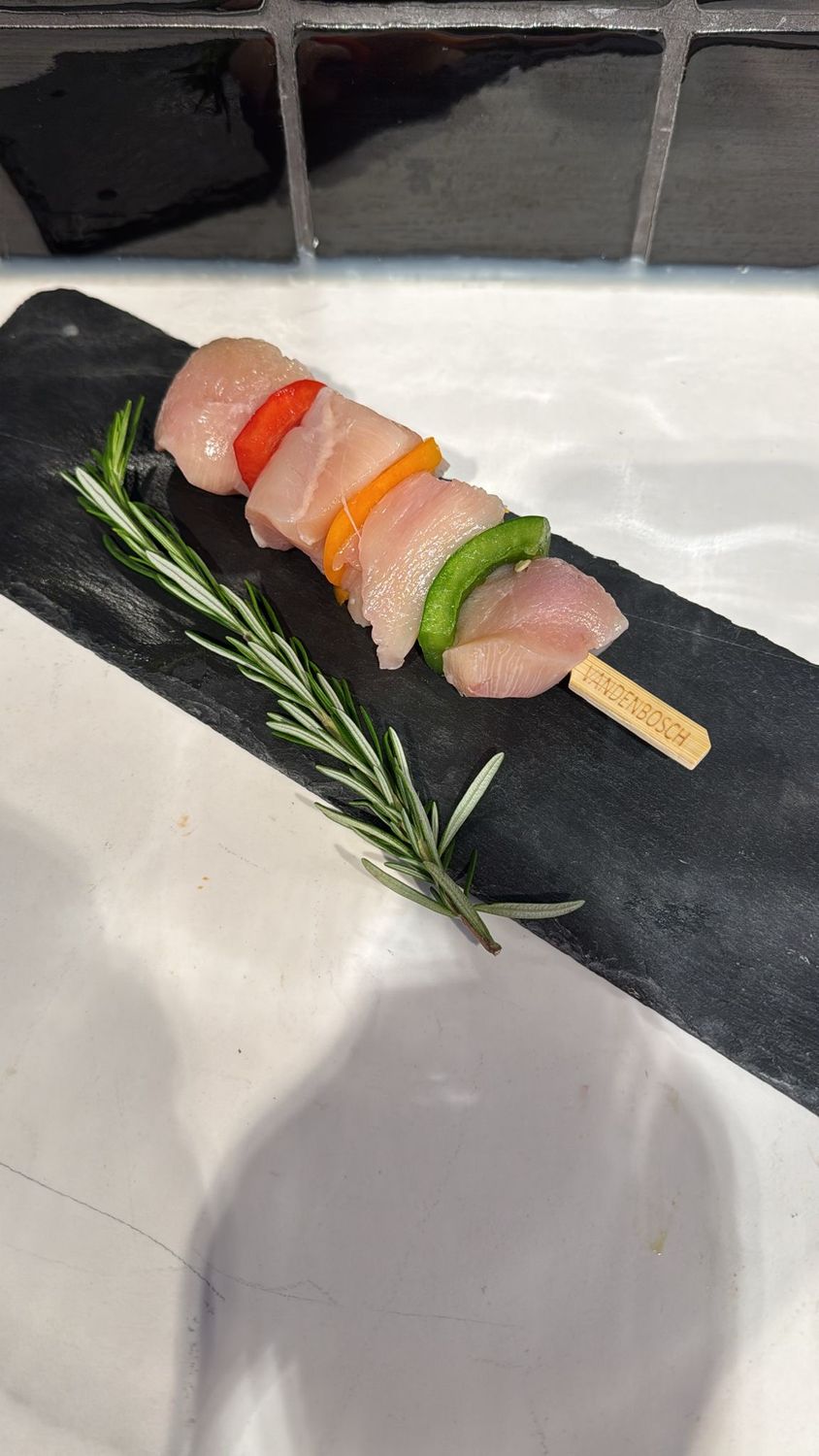 Kipsaté met paprika