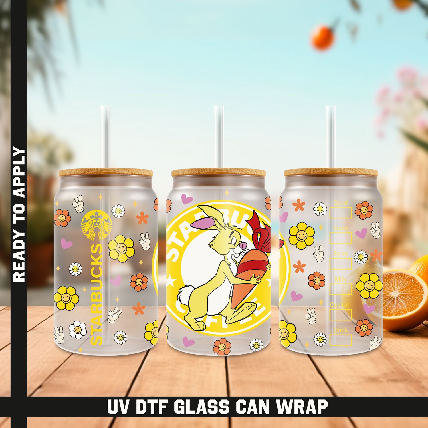 Starbucks UV DTF Ready to Apply