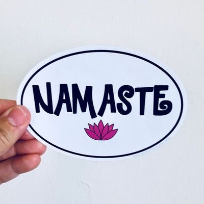 Oval Sticker