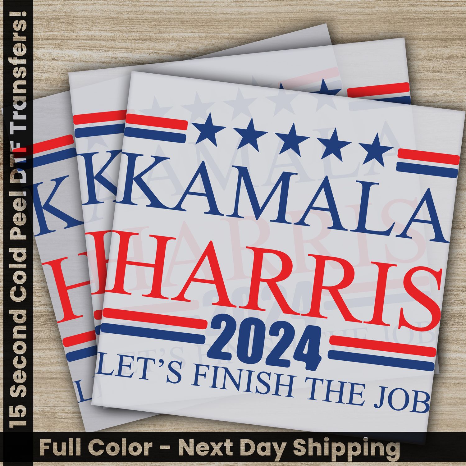 KAMALA Harris, 2024 President, Ready to Press DTF
