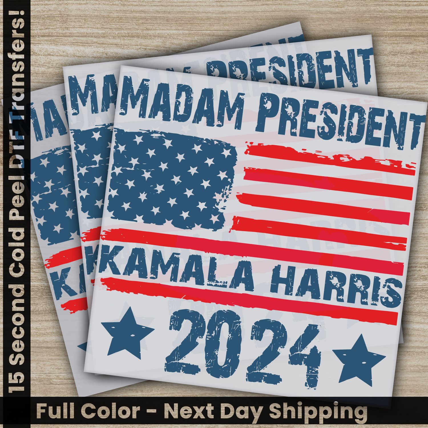 KAMALA Harris, 2024 President, Ready to Press DTF