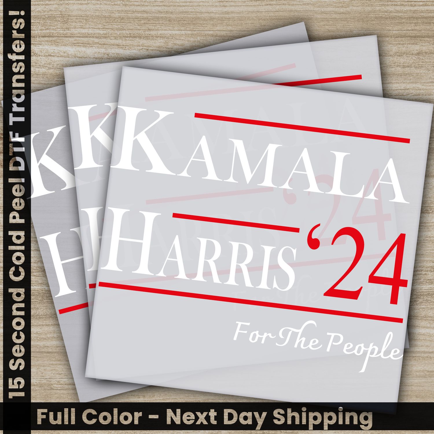 KAMALA Harris, 2024 President, Ready to Press DTF