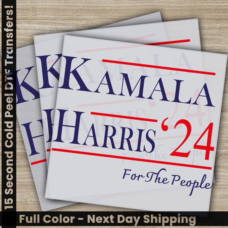 KAMALA Harris, 2024 President, Ready to Press DTF
