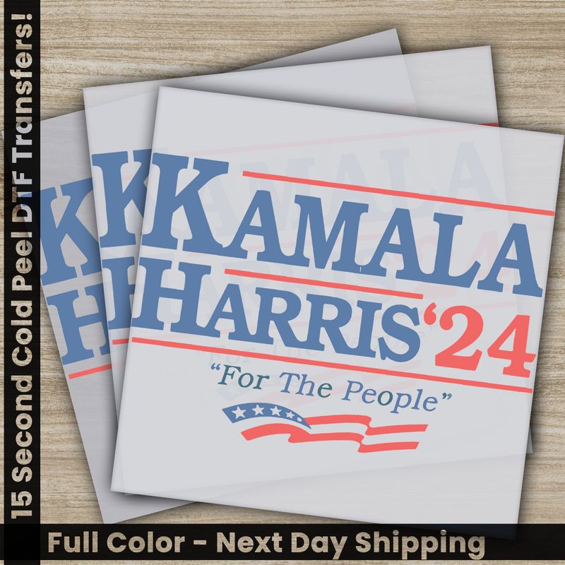 KAMALA Harris, 2024 President, Ready to Press DTF