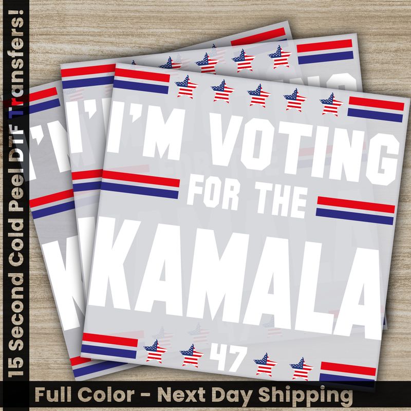 KAMALA Harris, 2024 President, Ready to Press DTF