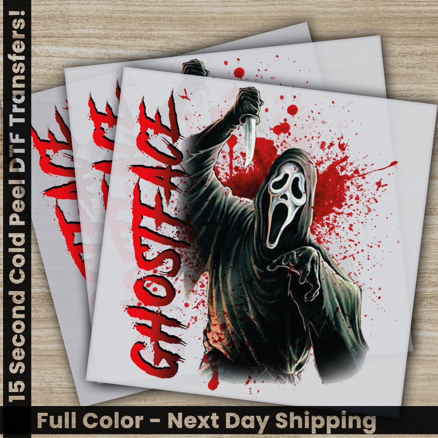 Ghostface, Halloween, Ready to Press DTF