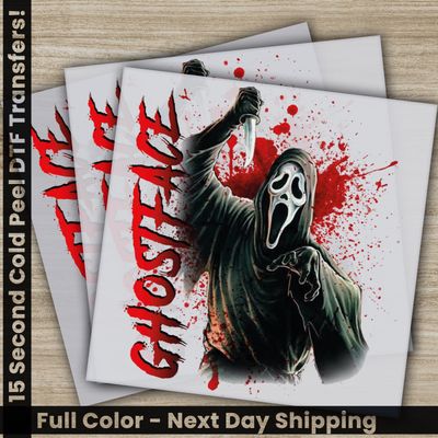 Ghostface, Halloween, Ready to Press DTF