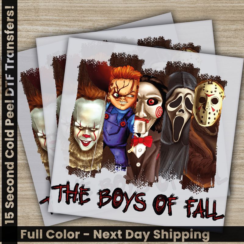 The Boys Of Fall, Halloween, Ready to Press DTF