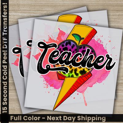 Teacher, Ready to Press DTF