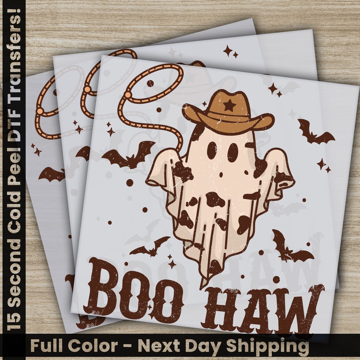 Halloween, Boo Haw, Ready to Press DTF