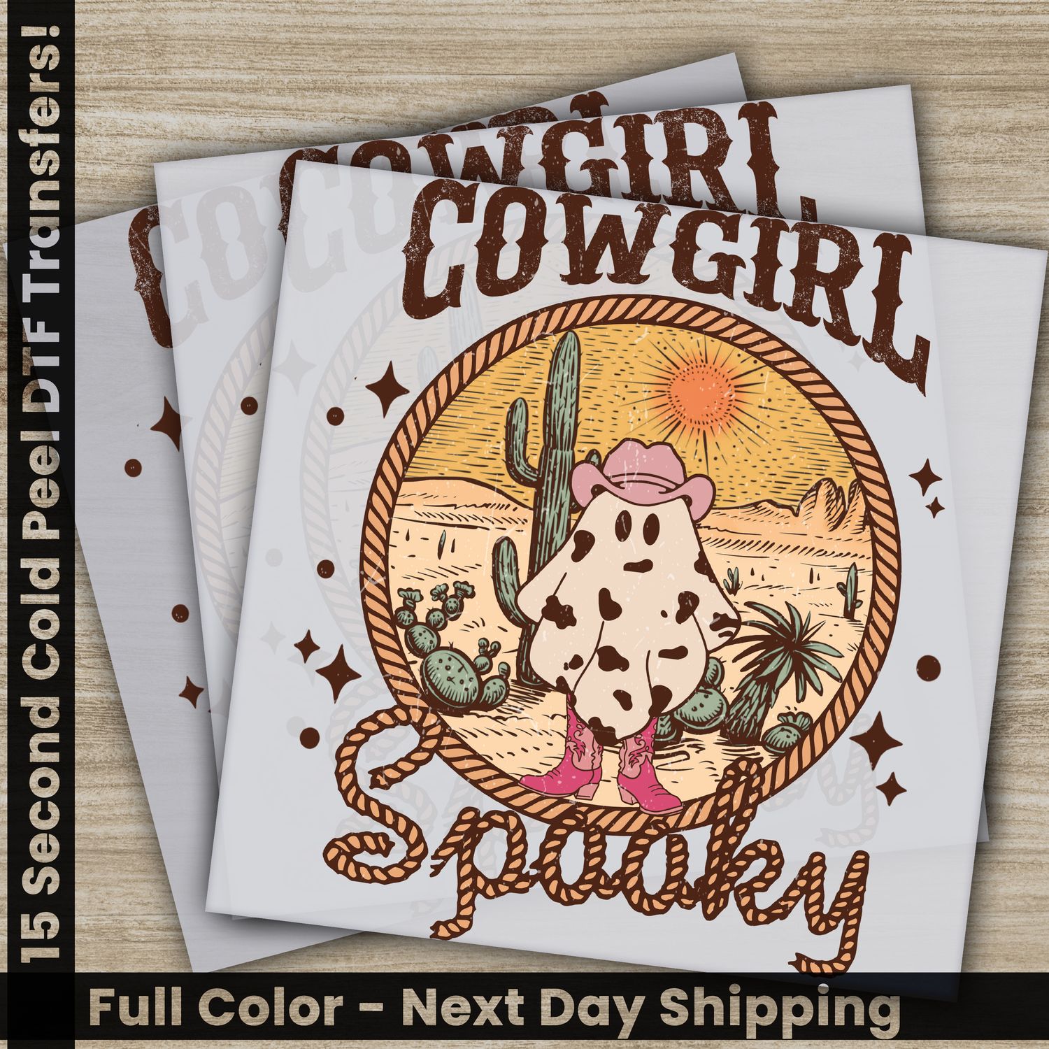 Halloween, Cowgirl Spooky, Ready to Press DTF