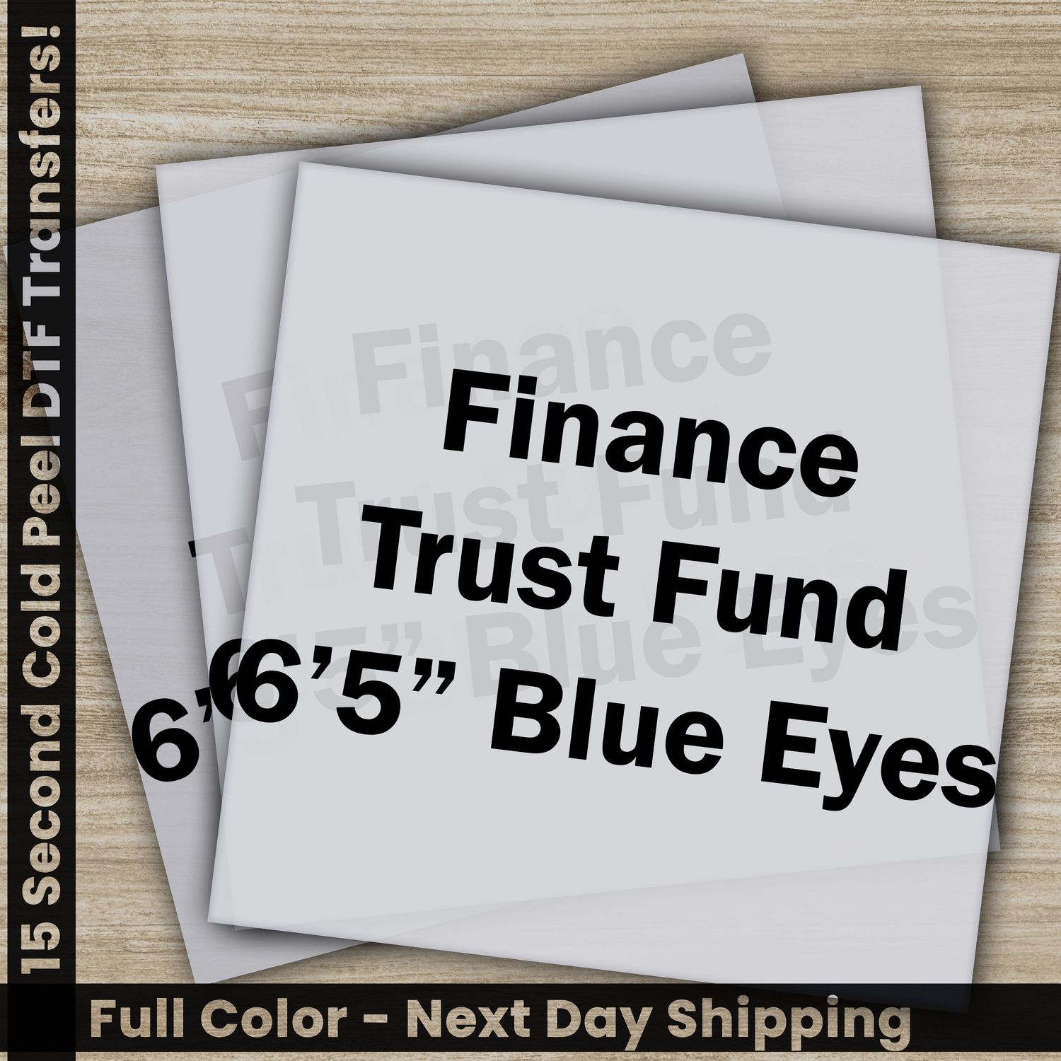 I&#39;m Looking For A Man, In Finance, Blue Eyes, Ready To Press DTF