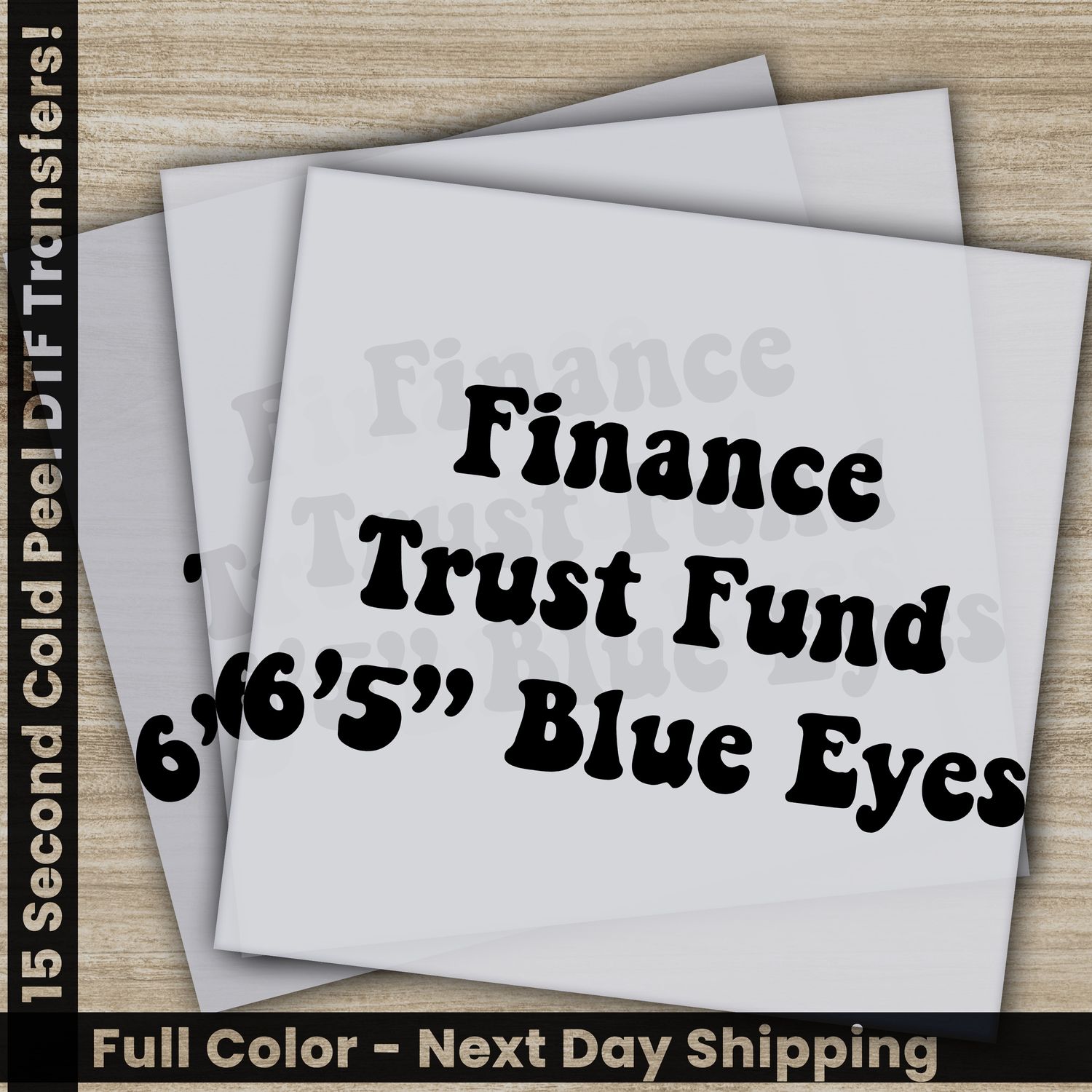 I&#39;m Looking For A Man, In Finance, Blue Eyes, Ready To Press DTF