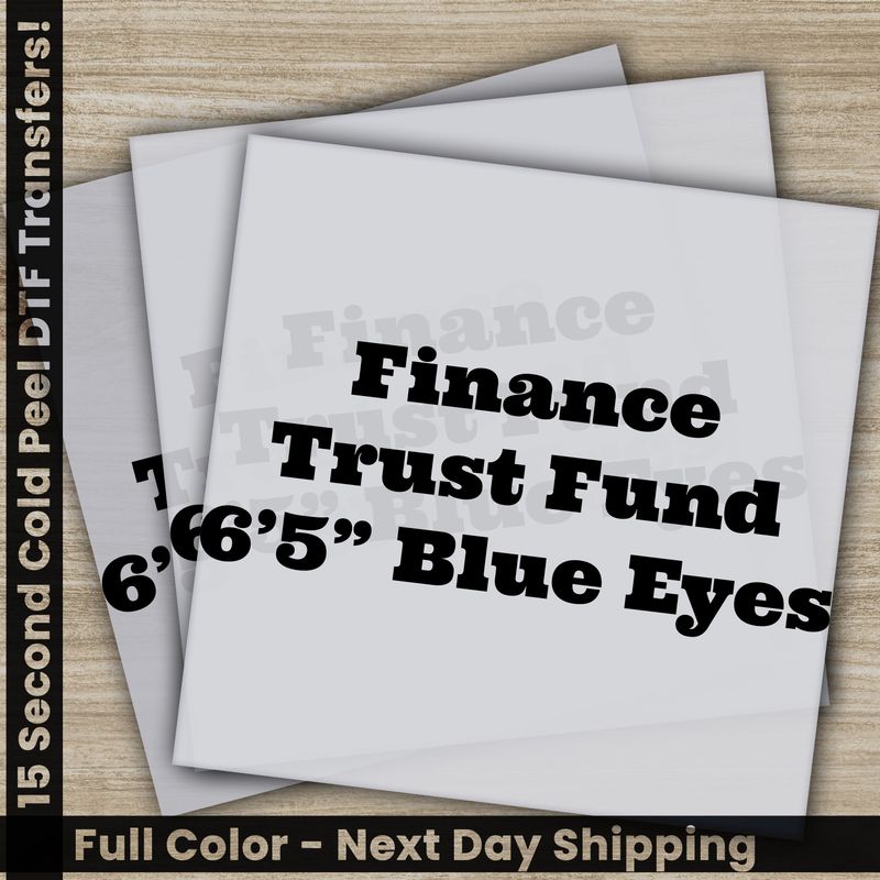 I&#39;m Looking For A Man, In Finance, Blue Eyes, Ready To Press DTF