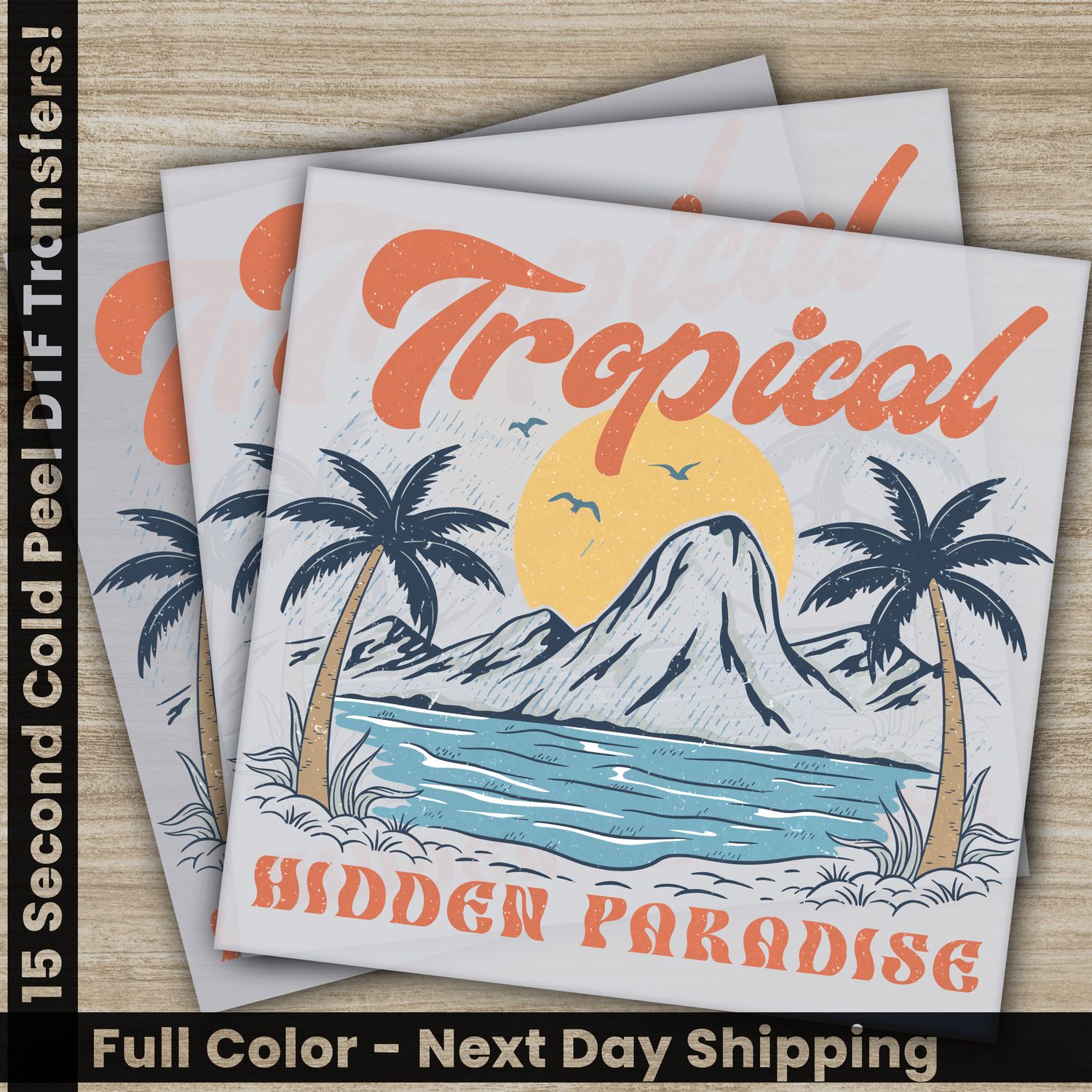 Tropical Hidden Paradise, Summer, Ready To Press DTF