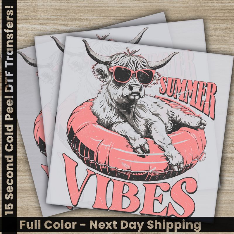 Summer Vibes, Ready To Press DTF
