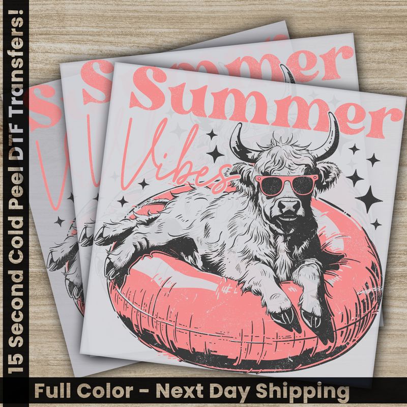 Summer Vibes, Ready To Press DTF