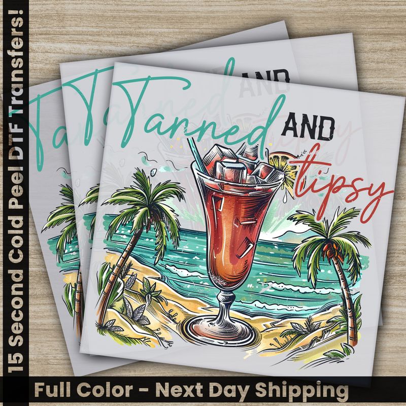 Summer, Tarred and Tipsy, Ready To Press DTF