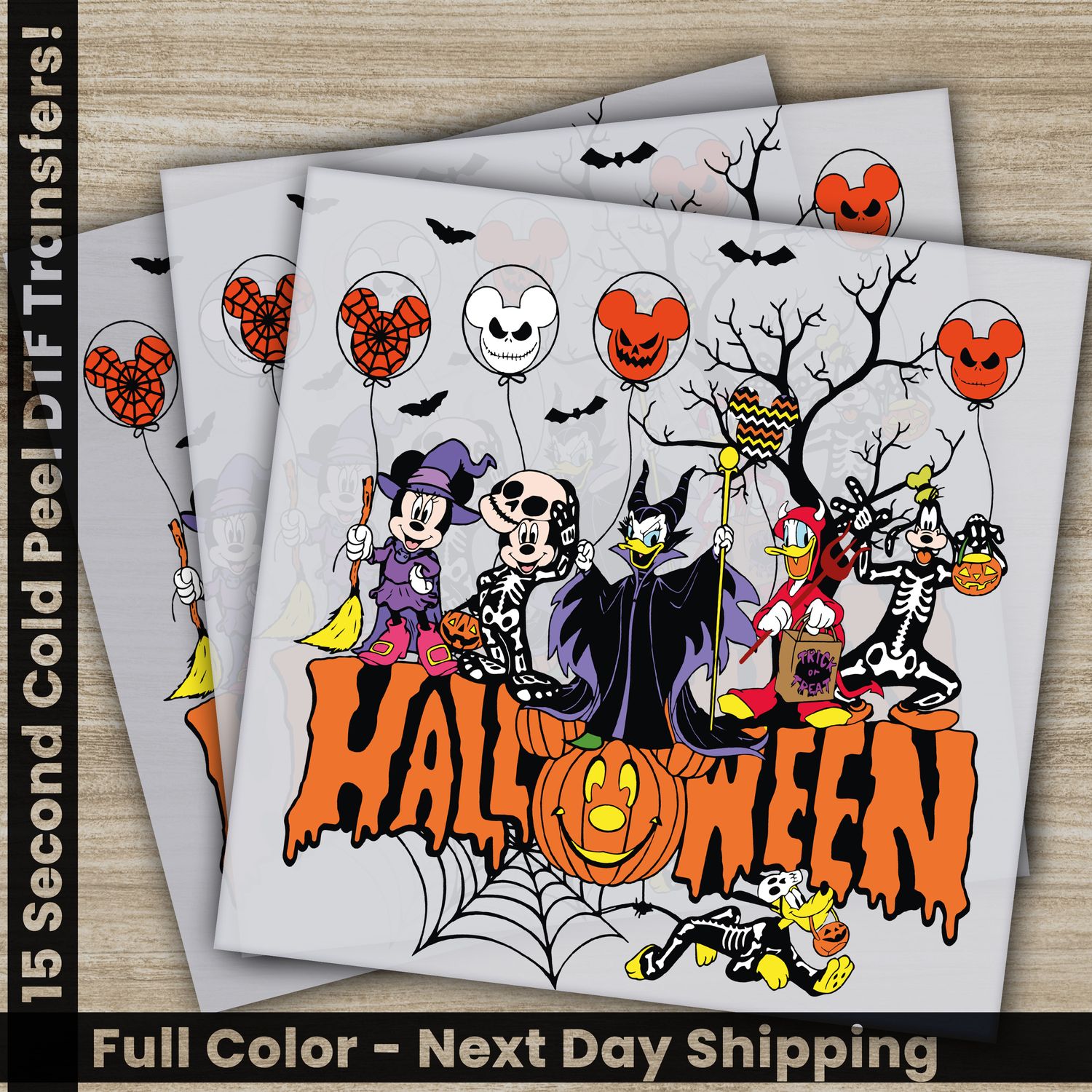 Halloween, Disney, Ready To Press DTF