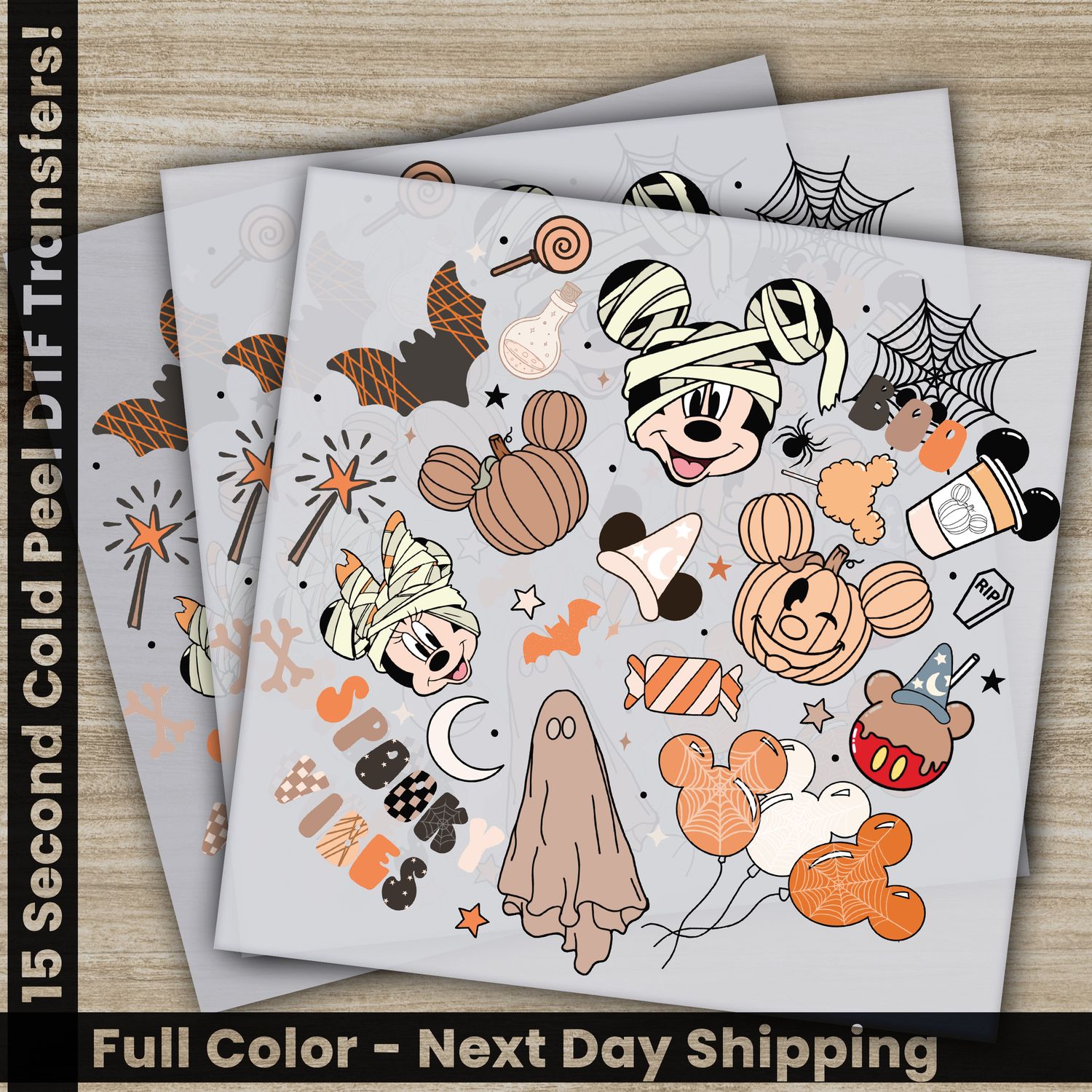 Halloween, Disney, Mickey, Ready To Press DTF