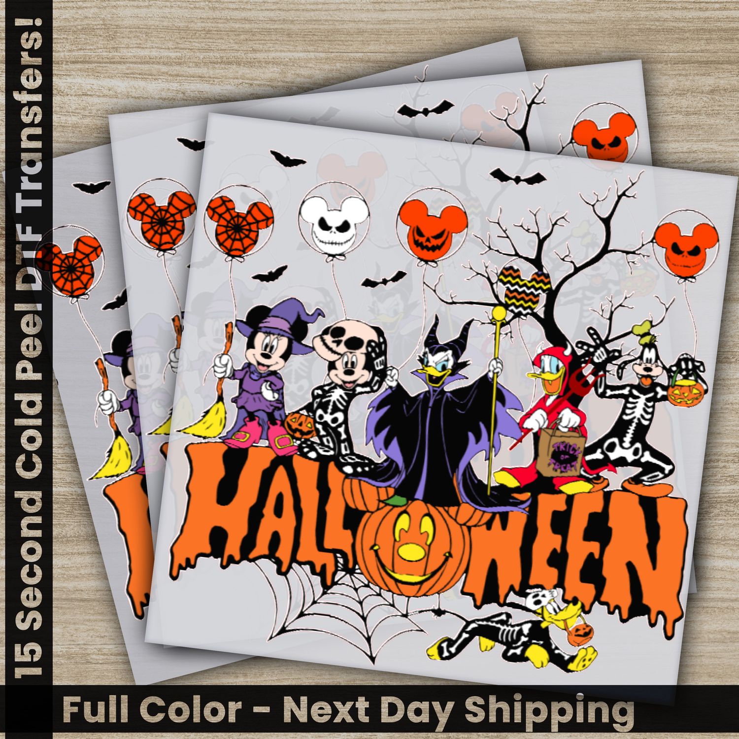 Halloween, Disney, Ready To Press DTF