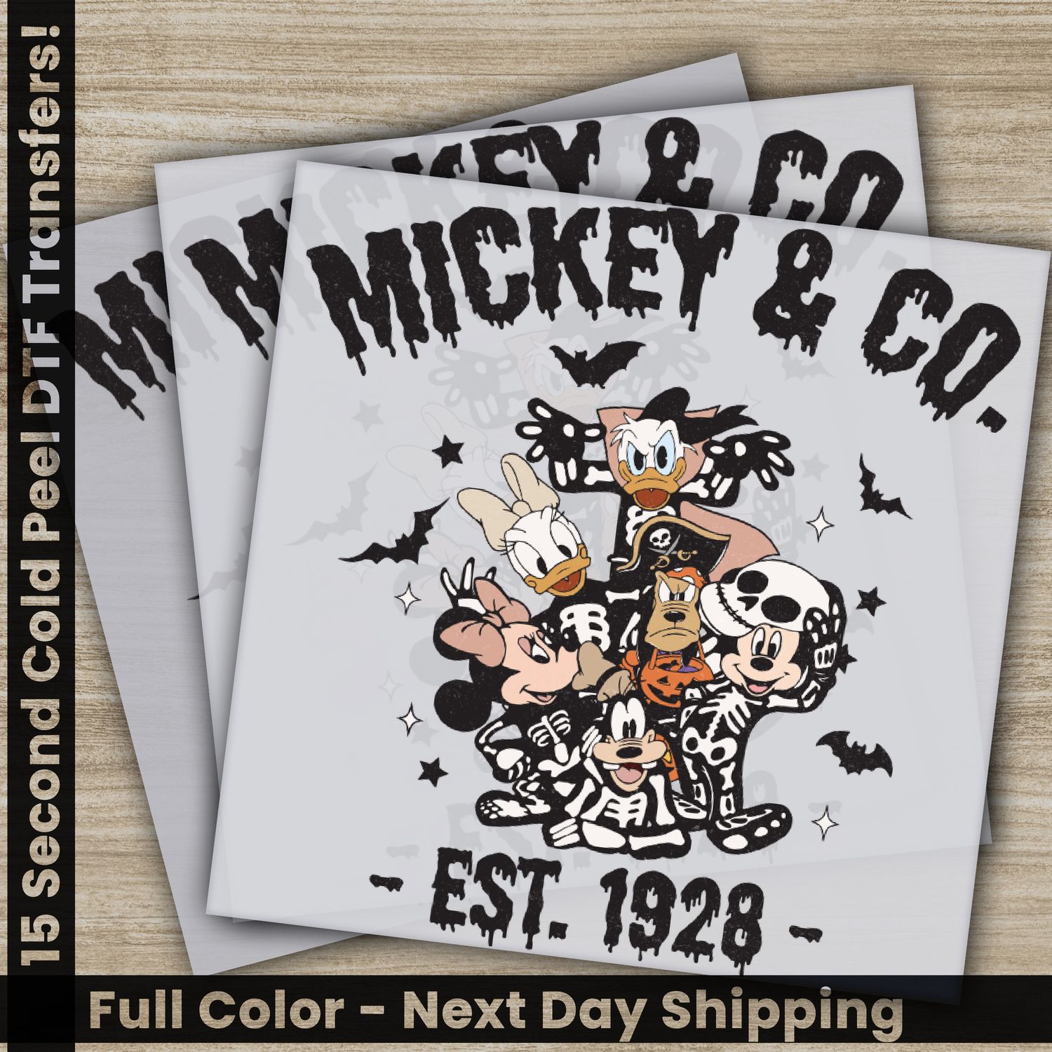 Halloween, Disney, Mickey And Co, Ready To Press DTF