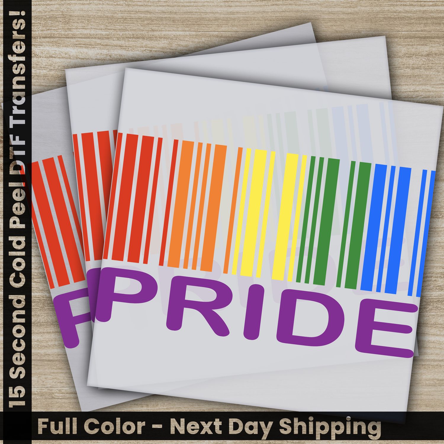 LGBTQ, Pride, Rainbow, Love, Ready To Press DTF
