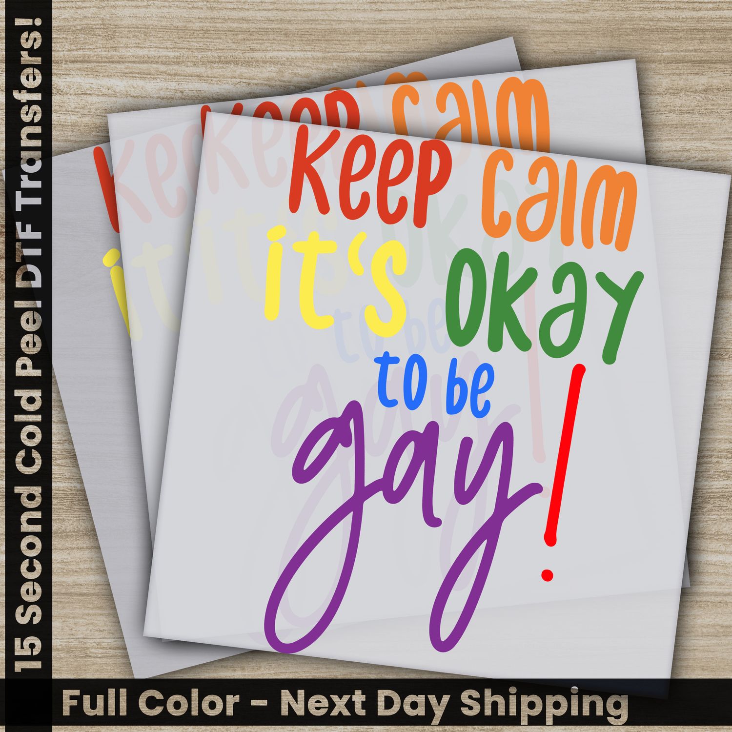 LGBTQ, Pride, Rainbow, Love, Ready To Press DTF