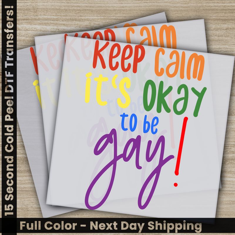 LGBTQ, Pride, Rainbow, Love, Ready To Press DTF