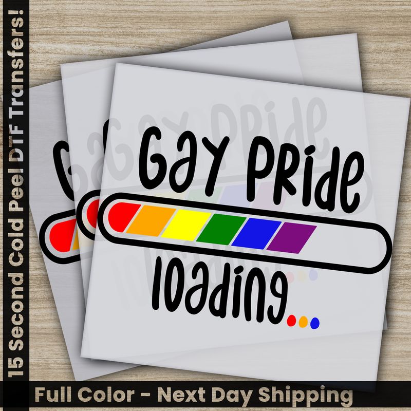 LGBTQ, Pride, Rainbow, Love, Ready To Press DTF
