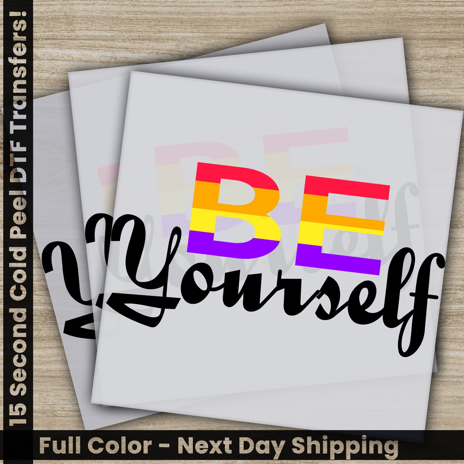 LGBTQ, Pride, Rainbow, Heart, Ready To Press DTF