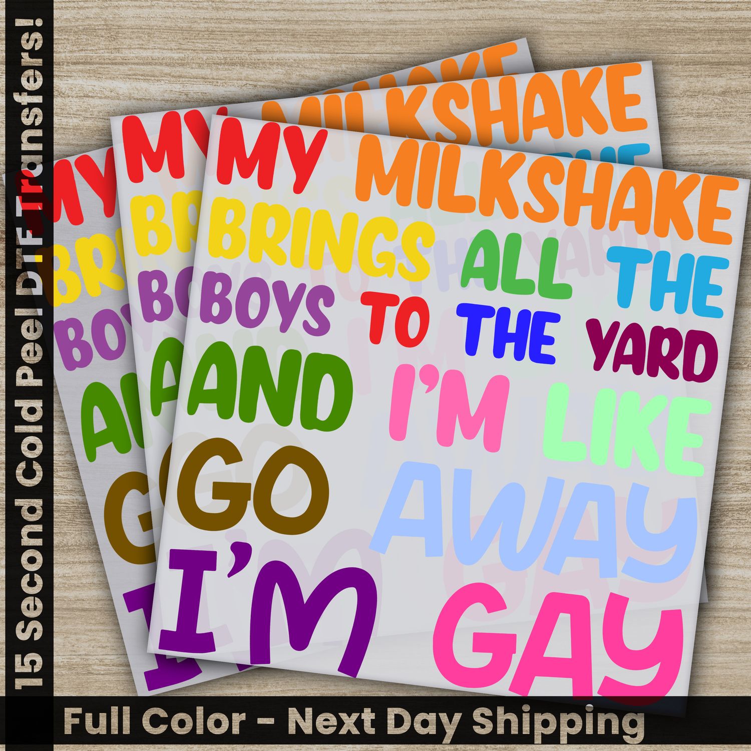 LGBTQ, Pride, Rainbow, Heart, Ready To Press DTF