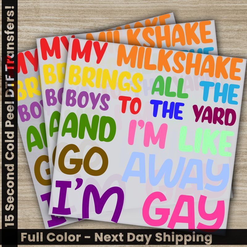 LGBTQ, Pride, Rainbow, Heart, Ready To Press DTF
