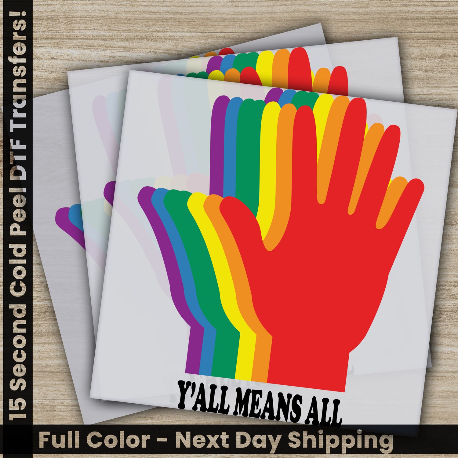 Love, LGBT, Pride Rainbow, Ready To Press DTF
