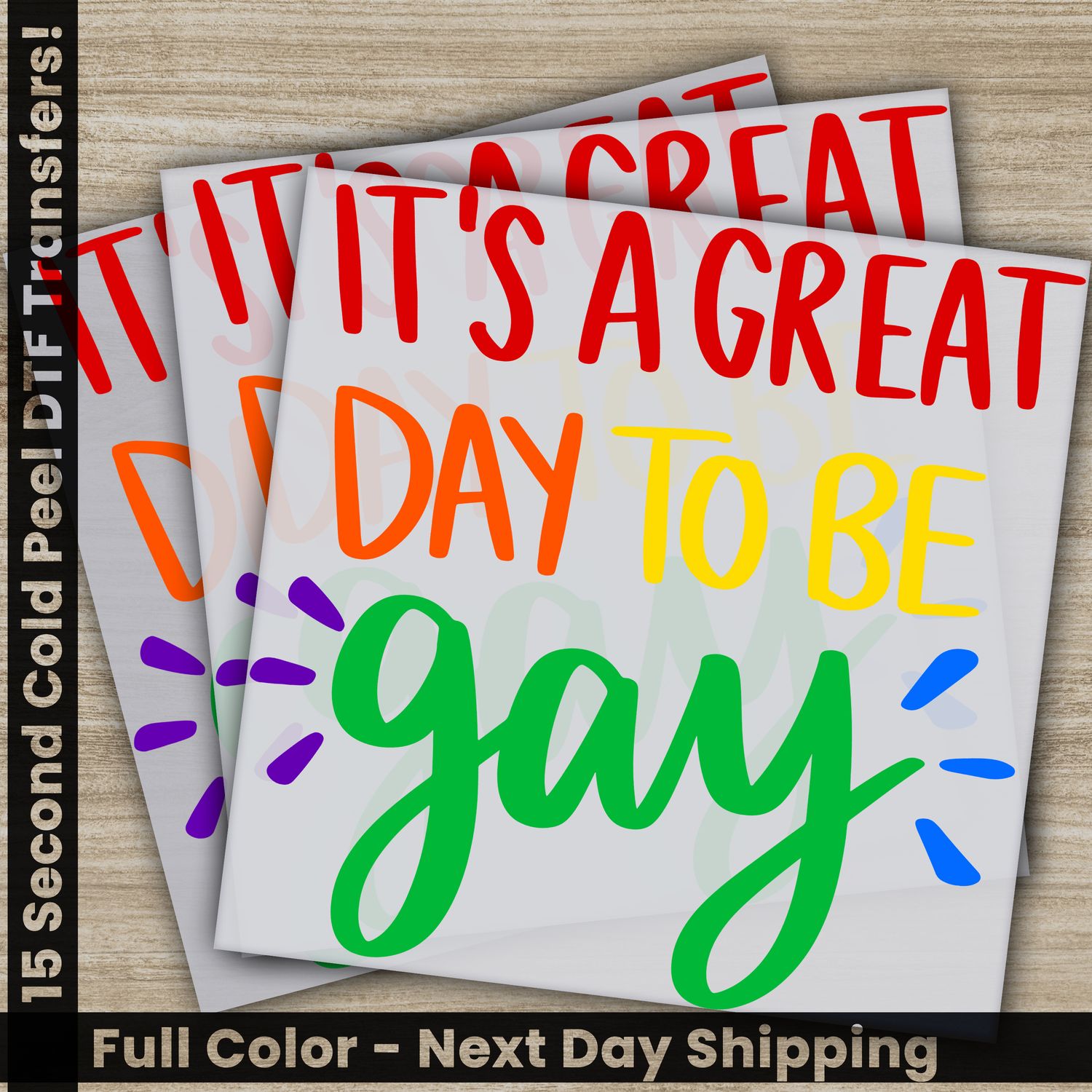 LGBTQ, Pride, Rainbow, Heart, Ready To Press DTF