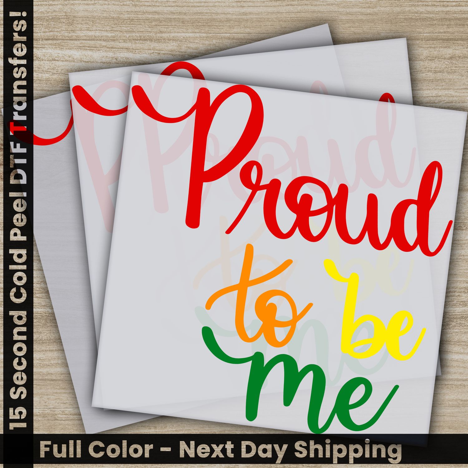 LGBTQ, Pride, Rainbow, Heart, Ready To Press DTF
