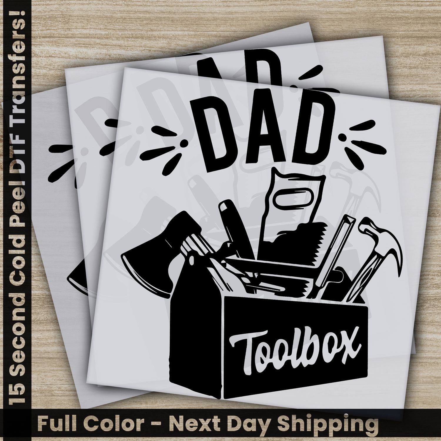 Grandpa, Daddy, Dad, Ready To Press DTF