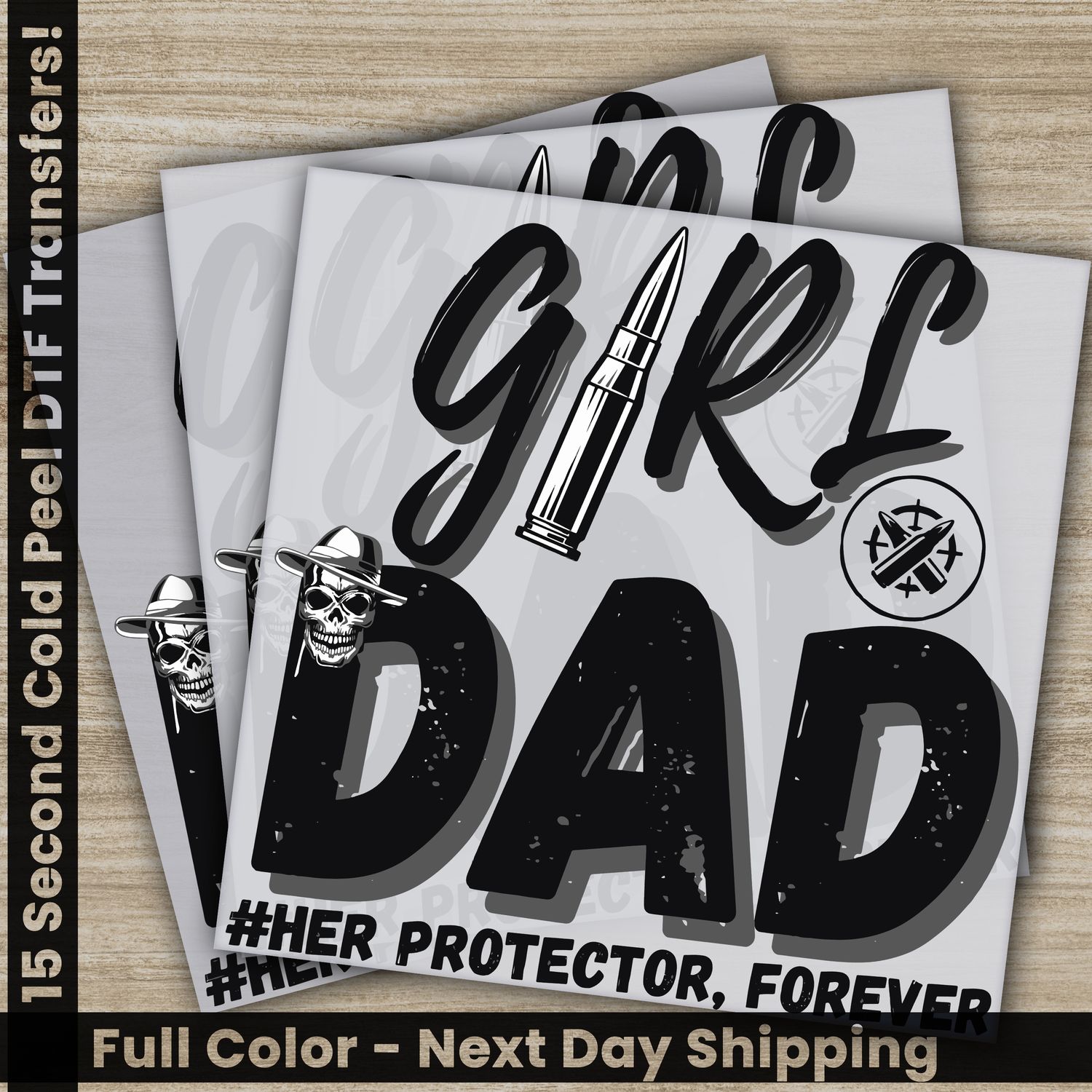 Girl Dad, Ready To Press DTF