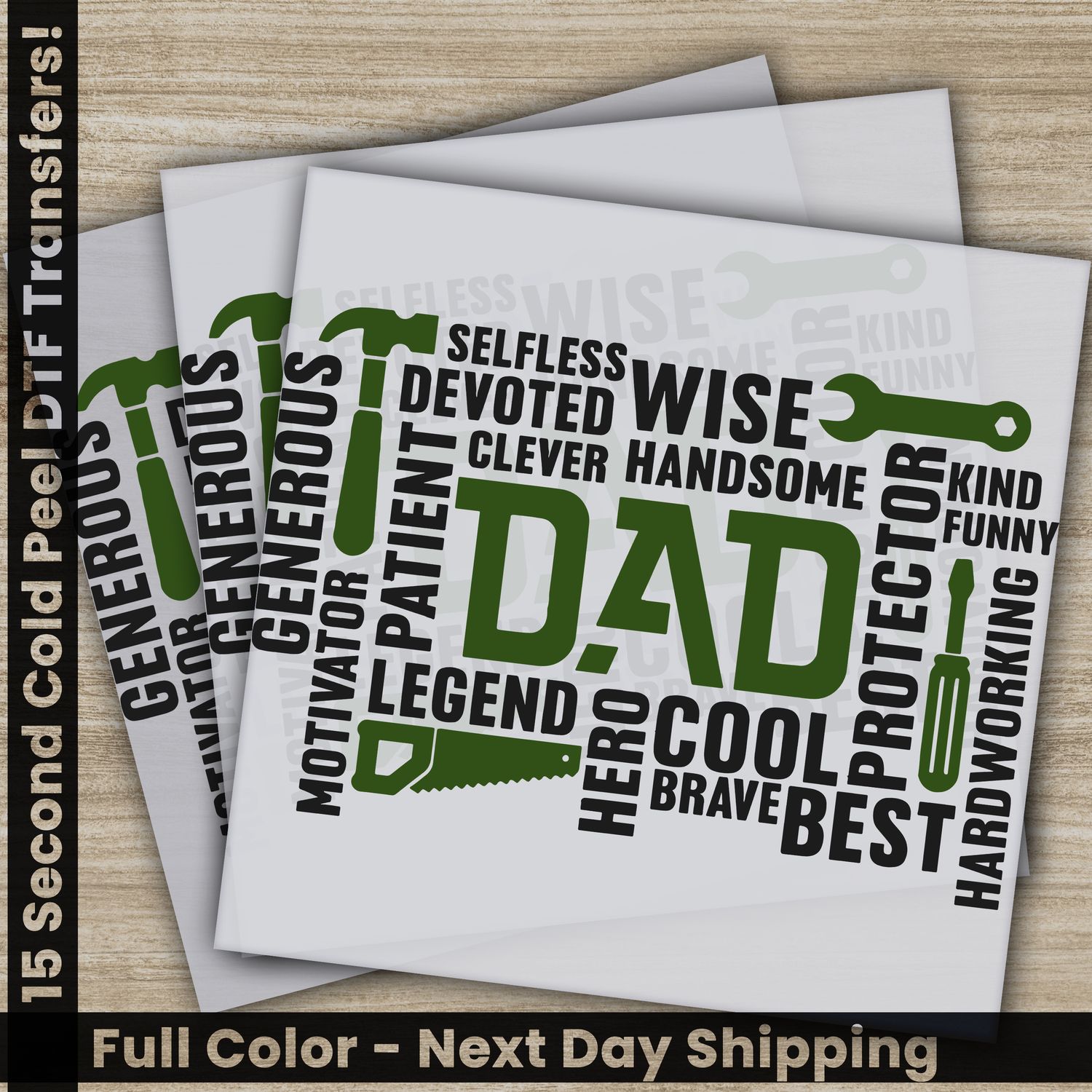 Dad, Father, Ready To Press DTF