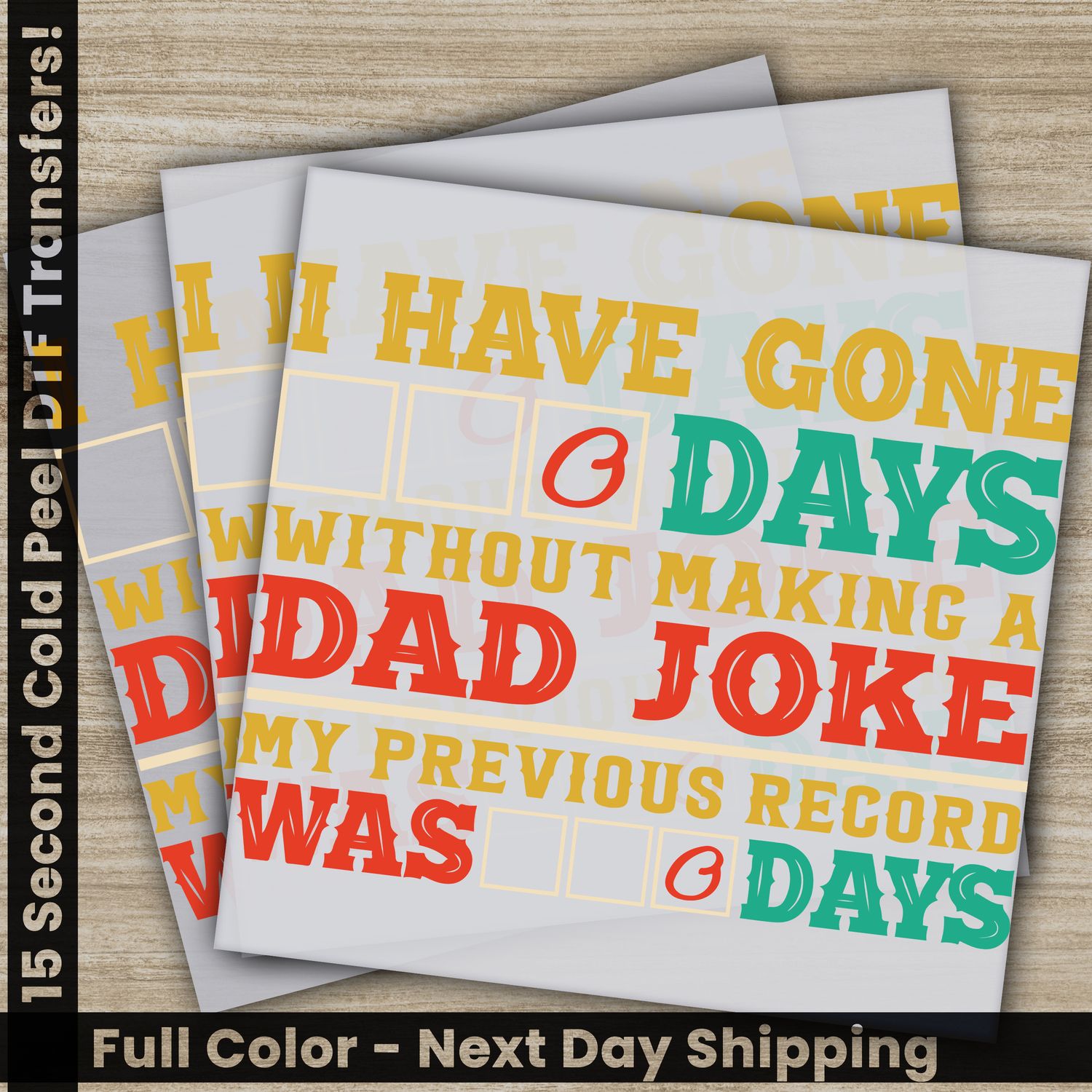 Papa, Dad, Ready To Press DTF