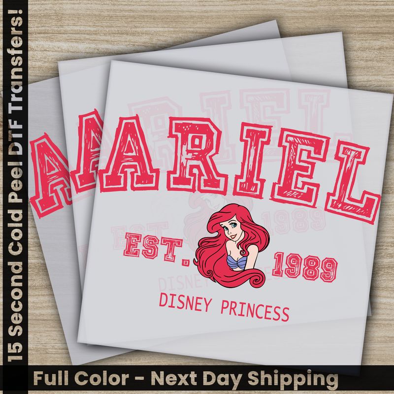 Disney Princess, Ready To Press DTF