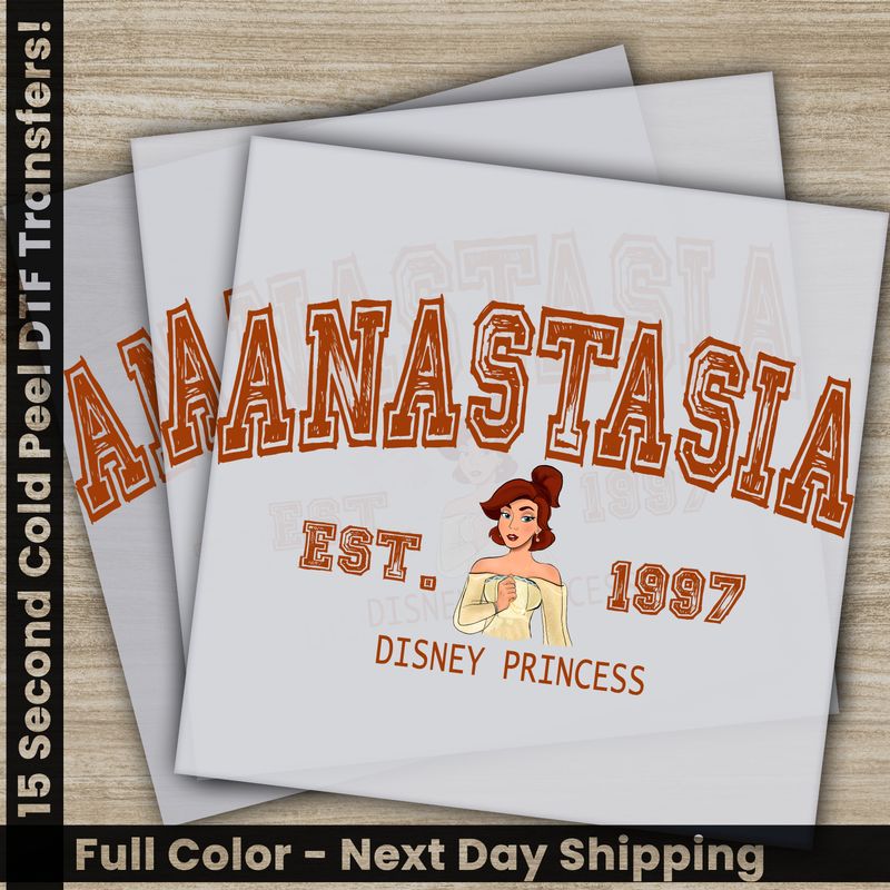 Disney Princess, Ready To Press DTF