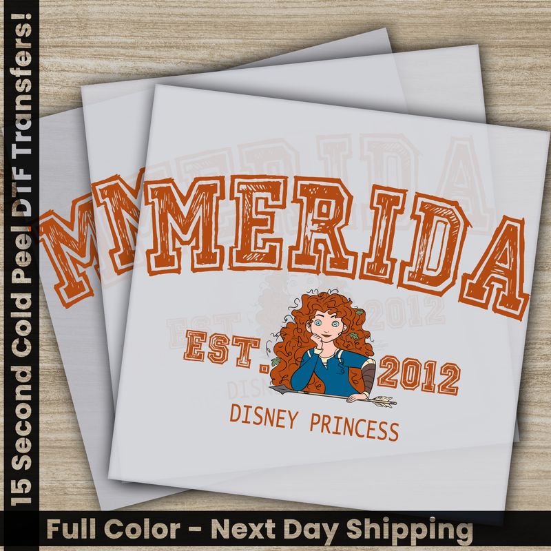 Disney Princess, Ready To Press DTF