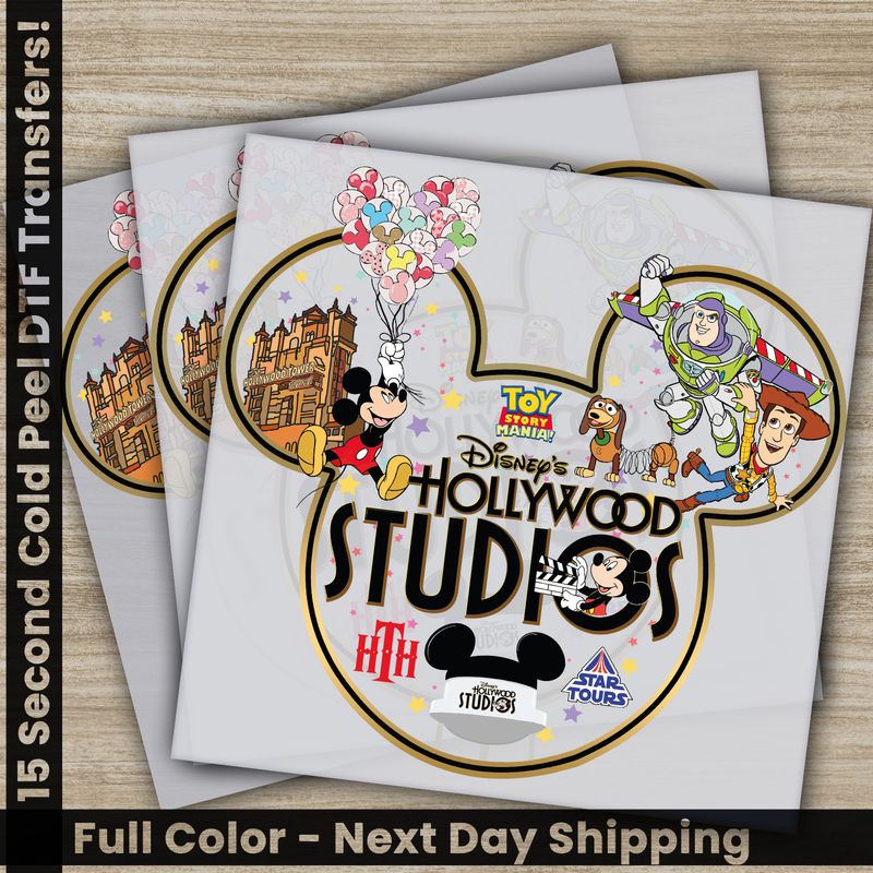 Disney, Mickey, Hollwood Studios, Ready To Press DTF